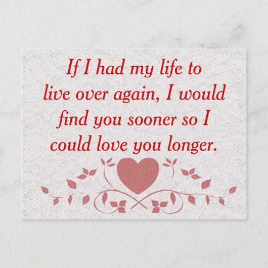 Liebe - Postkarte (Vorderseite)