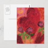 Liebe Postkarte (Vorne/Hinten)