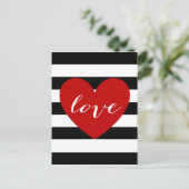 Liebe Postkarte (Stehend Vorderseite)