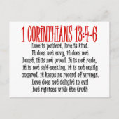 Liebe Postkarte (Vorderseite)