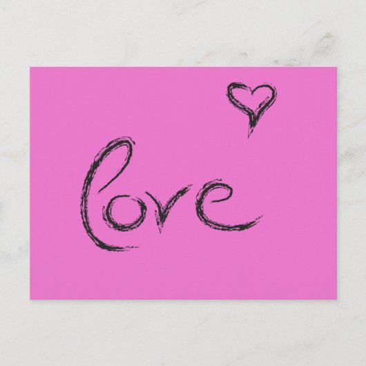 Liebe Postkarte (Vorderseite)