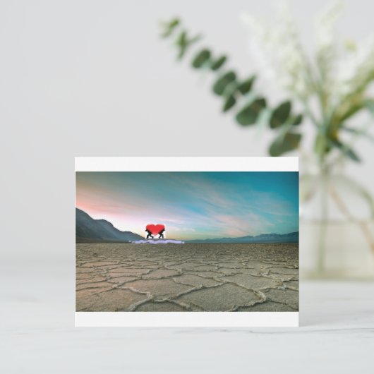 Liebe Postkarte (Stehend Vorderseite)