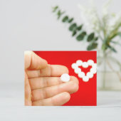 Liebe Postkarte (Stehend Vorderseite)