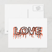 Liebe Postkarte (Vorne/Hinten)