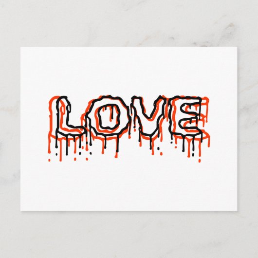 Liebe Postkarte (Vorderseite)