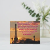 Liebe Postkarte (Stehend Vorderseite)