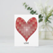Liebe Postkarte (Stehend Vorderseite)