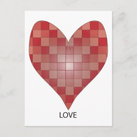 Liebe Postkarte (Vorderseite)