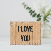 Liebe Postkarte (Stehend Vorderseite)