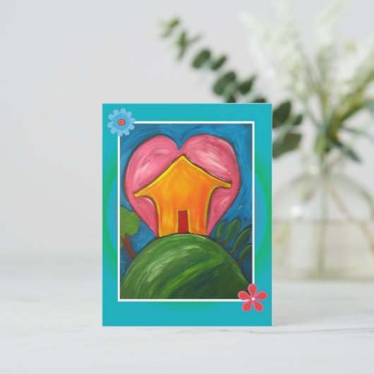 Liebe Postkarte (Stehend Vorderseite)