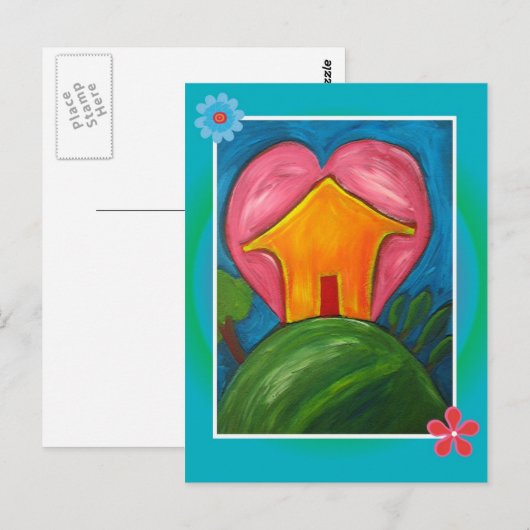 Liebe Postkarte (Vorne/Hinten)