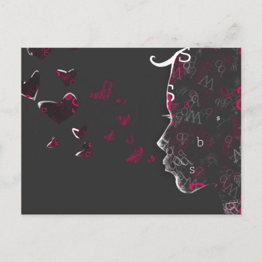 Liebe Postkarte (Vorderseite)