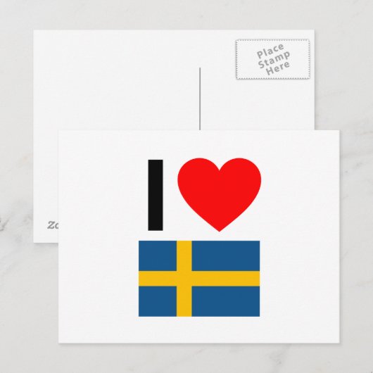 Liebe Postkarte (Vorne/Hinten)