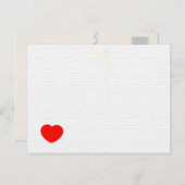 LIEBE Postkarte (Vorne/Hinten)