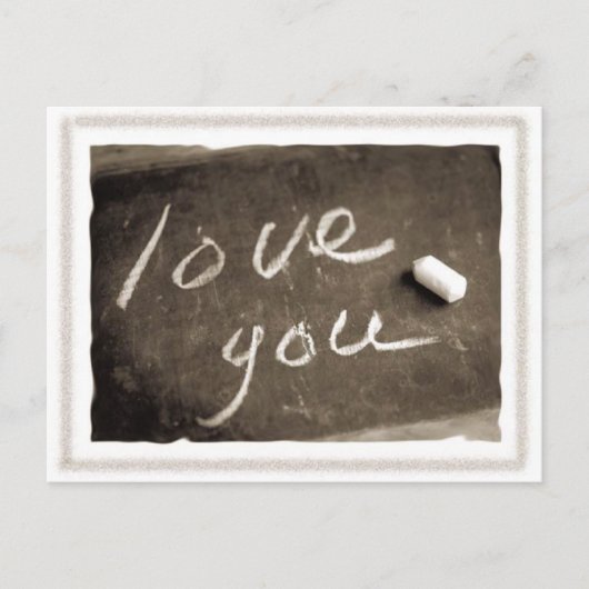 Liebe Postkarte (Vorderseite)