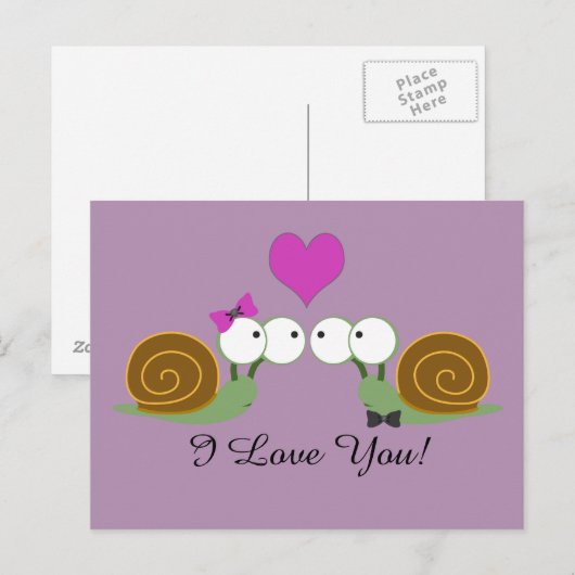 Liebe Postkarte (Vorne/Hinten)