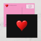 Liebe Postkarte (Vorne/Hinten)