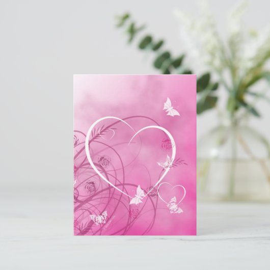 Liebe Postkarte (Stehend Vorderseite)