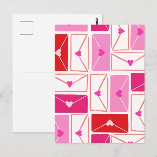 Liebe Postkarte (Vorne/Hinten)