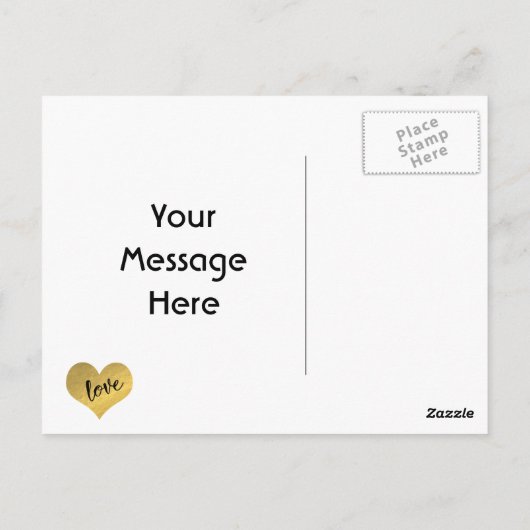 Liebe Postkarte (Rückseite)