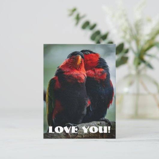 Liebe Postkarte (Stehend Vorderseite)