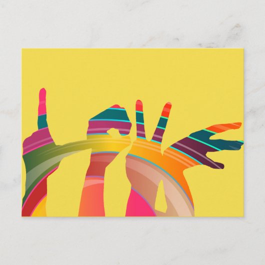 Liebe Postkarte (Vorderseite)