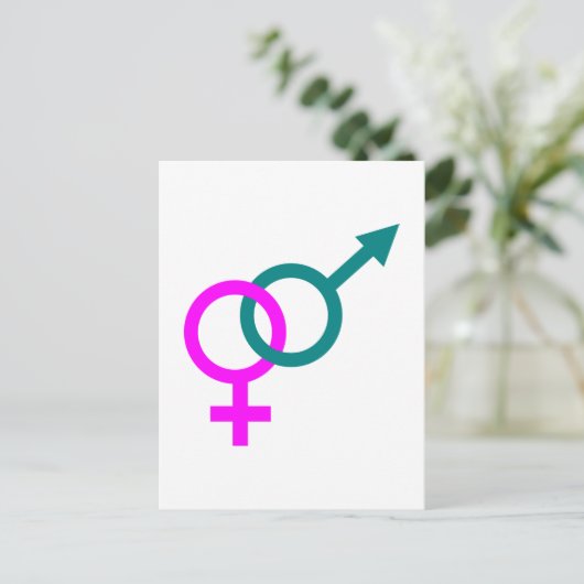 Liebe Postkarte (Stehend Vorderseite)