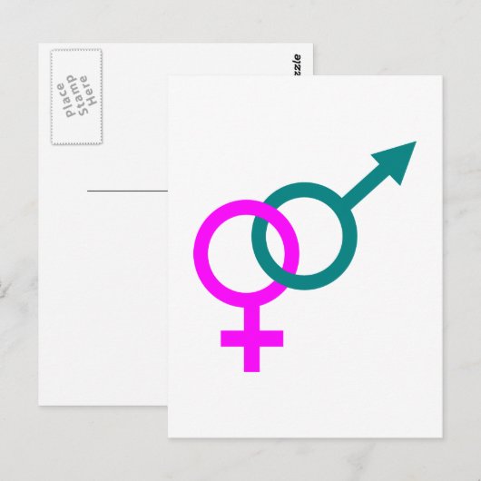 Liebe Postkarte (Vorne/Hinten)