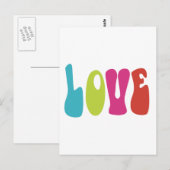 Liebe Postkarte (Vorne/Hinten)