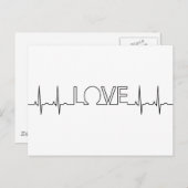 Liebe Postkarte (Vorne/Hinten)