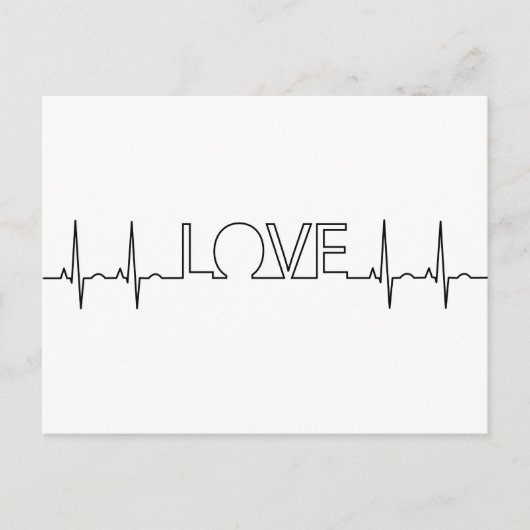 Liebe Postkarte (Vorderseite)