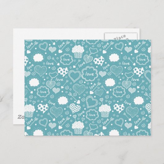 Liebe Postkarte (Vorne/Hinten)