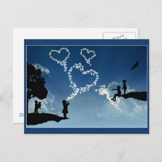 Liebe Postkarte (Vorne/Hinten)