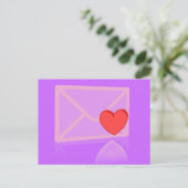 Liebe Postkarte (Stehend Vorderseite)