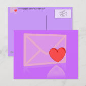 Liebe Postkarte (Vorne/Hinten)