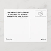 Liebe... Postkarte (Rückseite)