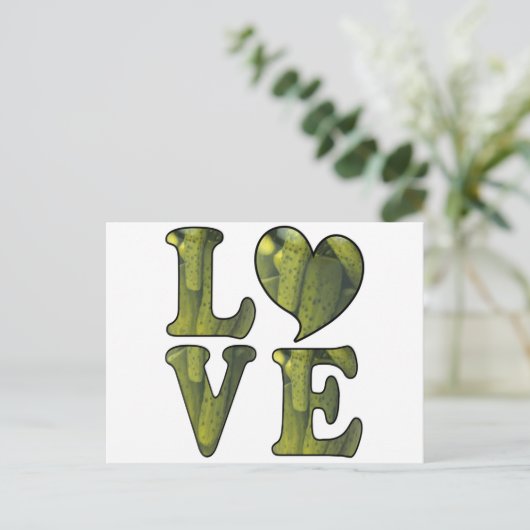 Liebe Postkarte (Stehend Vorderseite)