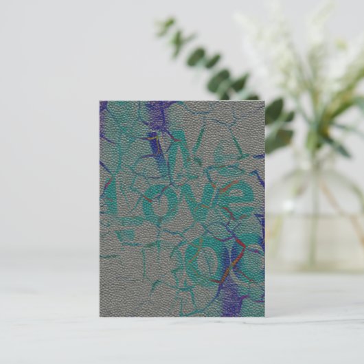 Liebe Postkarte (Stehend Vorderseite)