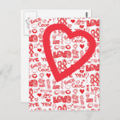 Liebe Postkarte (Vorne/Hinten)