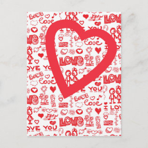 Liebe Postkarte