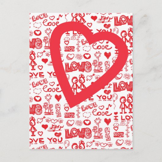 Liebe Postkarte (Vorderseite)