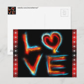 Liebe Postkarte (Vorne/Hinten)