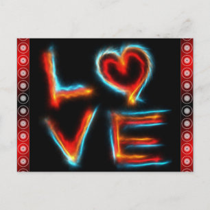 Liebe Postkarte