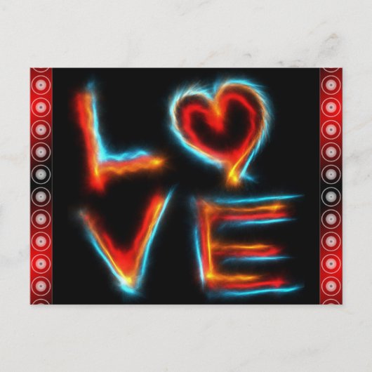 Liebe Postkarte (Vorderseite)