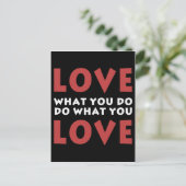 Liebe Postkarte (Stehend Vorderseite)