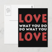 Liebe Postkarte (Vorne/Hinten)