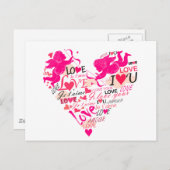 Liebe Postkarte (Vorne/Hinten)