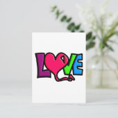LIEBE POSTKARTE (Stehend Vorderseite)