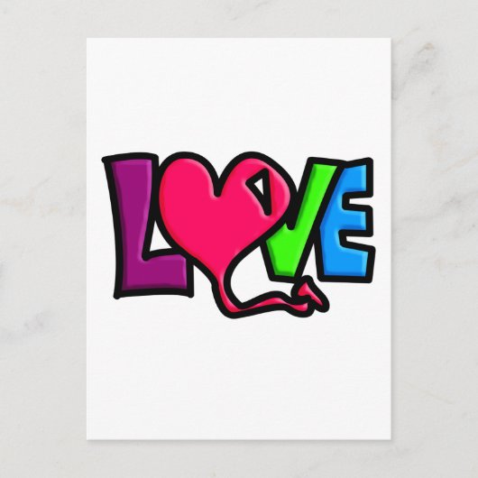 LIEBE POSTKARTE (Vorderseite)