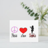 Liebe Postkarte (Stehend Vorderseite)